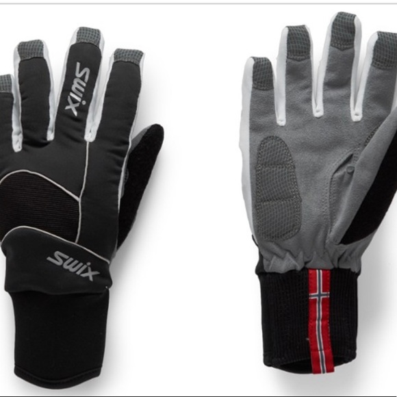 Swix Black and Gray Women's Gloves - Picture 1 of 3